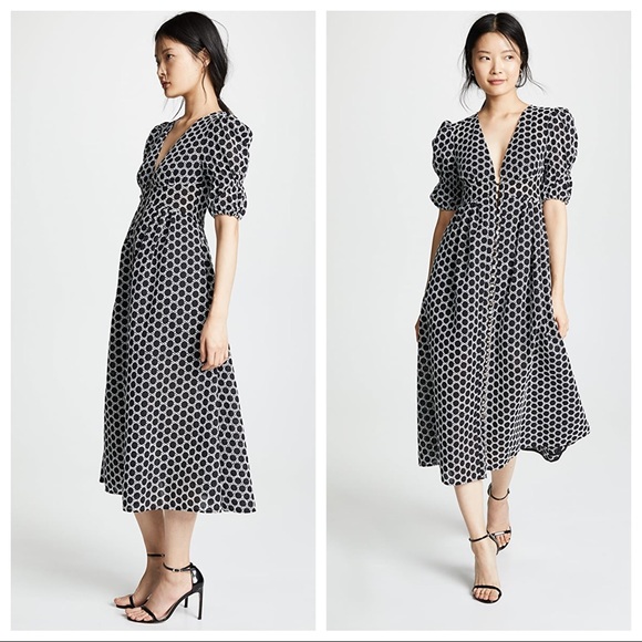 🆕NWT Sz 4 Keepsake the Label Geometric Midi Dress - Picture 14 of 16